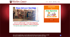 Desktop Screenshot of kitchencapers.net